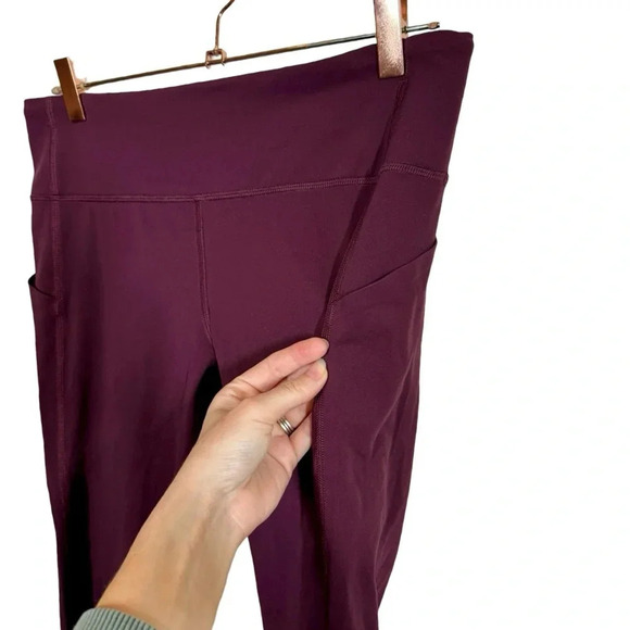 Lululemon Pace Rival Crop *22" Full On Luxtreme in Dark Adobe W6AV0S - Picture 6 of 10